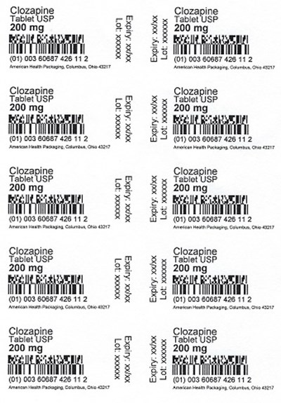 200 mg Clozapine Tablet Blister (200 mg Blister)